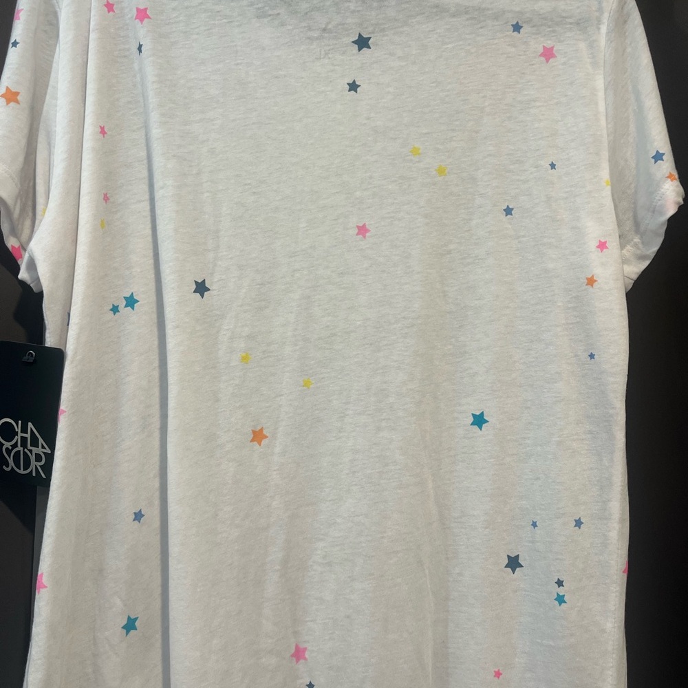 Chaser women colorful star t-shirt, size extra large new with tags - Picture 5 of 6